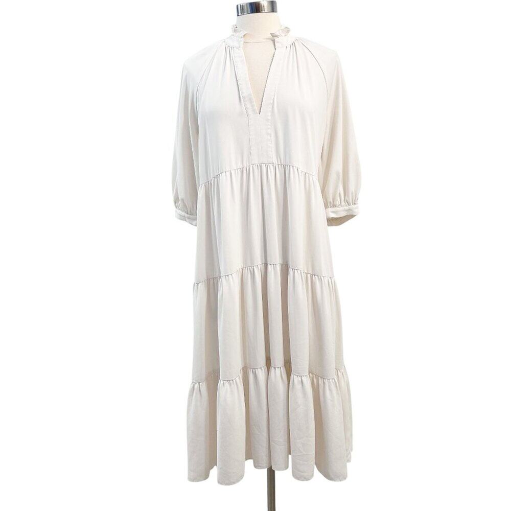 AMANDA UPRICHARD Saffron Midi Dress Medium